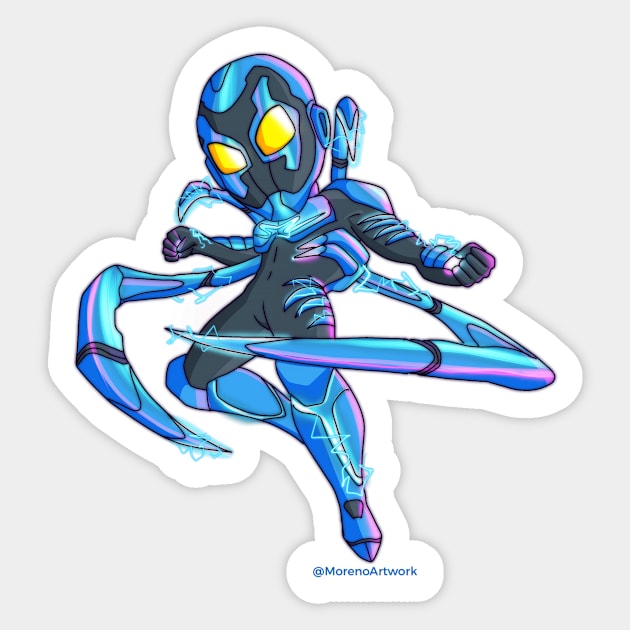 Our Beetle Hero Sticker by MorenoArtwork